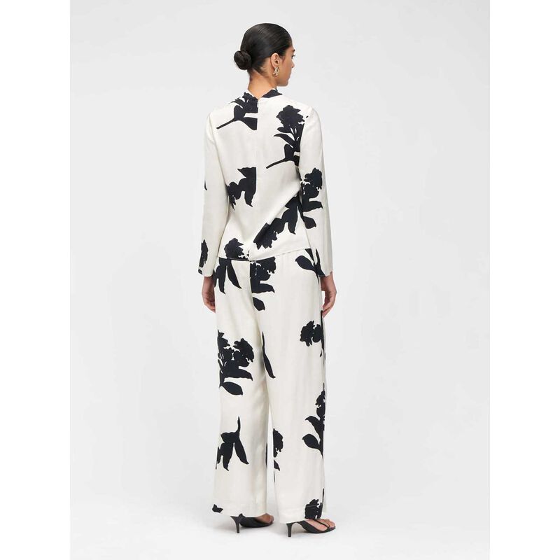 Veronika Maine Syon Bloom Cowl Neck Top image number 1